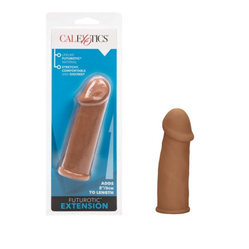 CalExotics Futurotic Penis Extender - удлиняющая насадка на пенис, +5 см (коричневый)
