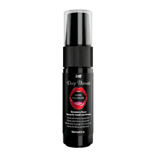 Спрей для глубокого горла Intt Deep Throat Strawberry, 12 мл клубника