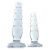 Doc Johnson Anal Delight Trainer Kit - Набор анальных пробок, 2 шт (прозрачный) Doc Johnson Anal Delight Trainer Kit - Набор анальных пробок, 2 шт (прозрачный)