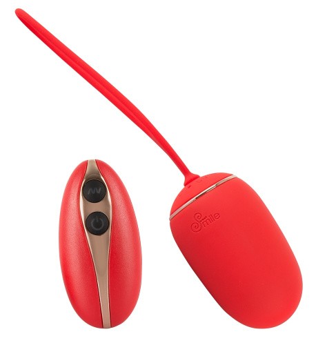 Sweet Smile Remote Controlled Love Ball - Виброяйцо, 15.3 см (красный)
