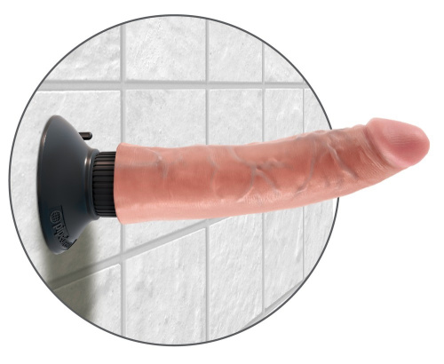 Pipedream Vibrating Cock Flesh - Вибратор, 17.5х4.8 см