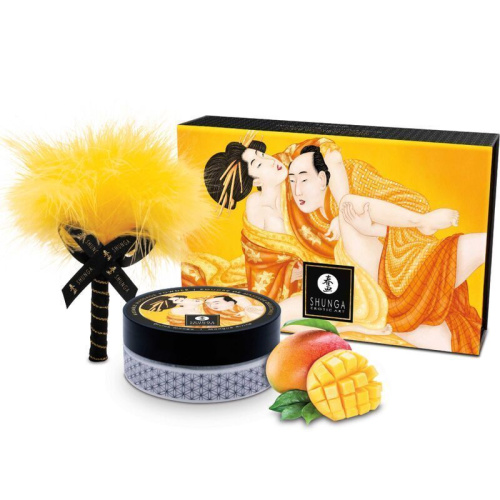 Пудра для оральных ласк Shunga Body Powder Luscious Mango, 75 г (манго)