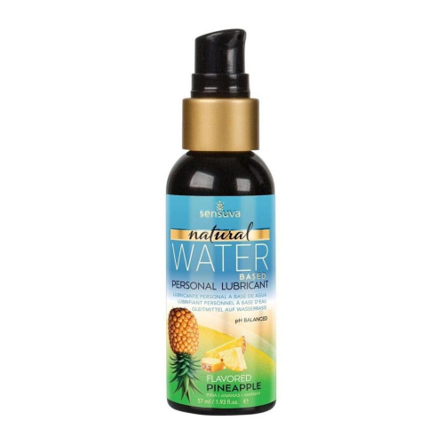 Смазка на водной основе Sensuva Natural Water-Based Pineapple, 57мл (ананас)