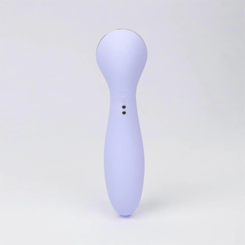 KISTOY Polly Plus Purple - Вакуумный вибратор с подогревом, 9х3,5 см (сиреневый)