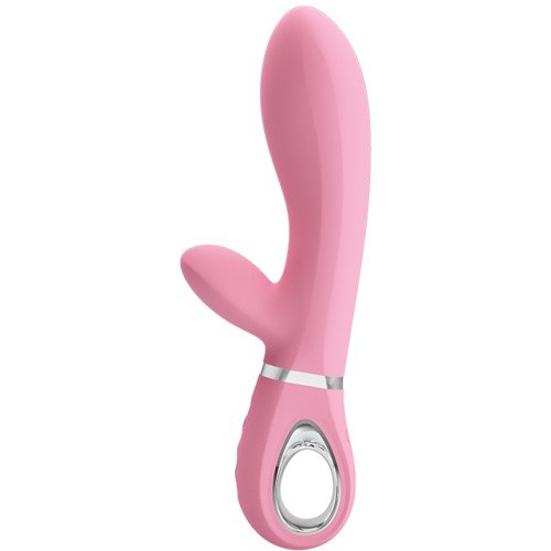 Pretty Love Thomas Vibrator Magenta - Вибратор с клиторальным стимулятором, 20.5х4 см (розовый)