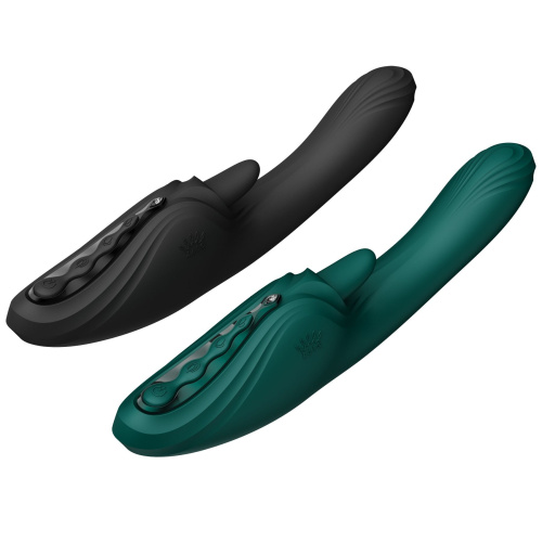 Вибратор-кролик со смарт управлением Zalo Ares Turquoise Green