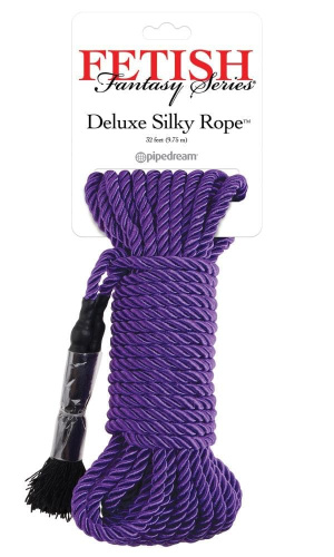 Fetish Fantasy Series Deluxe Silky Rope Deluxe Silky Rope веревка для связывания (черный)