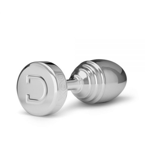 DOXY Butt Plug RIBBED - Анальна пробка, 10.5х3.5 см - купити в Києві, Україні
