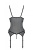 Passion - Christa Corset - Корсет с подвязками, ажурным лифом и стрингами, S/M (чёрный) Passion - Christa Corset - Корсет с подвязками, ажурным лифом и стрингами, S/M (чёрный)