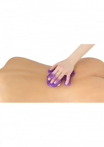 Simple & True Roller Balls Massager  - Перчатка для массажа, 14х11 см (фиолетовый)