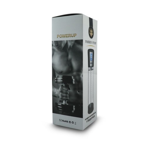 Men Powerup - Автоматическая вакуумная помпа на аккумуляторе с LED-табло, 20х5.9 см