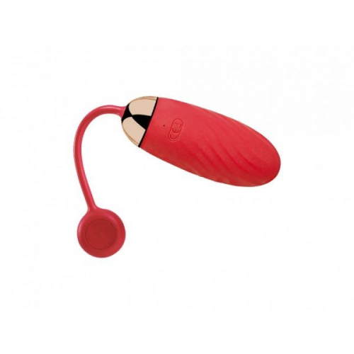 Svakom Ella Vibrating Egg Red-віброяйце зі смарт-управлінням, 21. 5х3. 3 см (кораловий) - купити в Києві, Україні