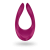 Satisfyer Partner Multifun 2 - многофункциональный вибратор для пар, 13х7х3.5 см (пурпурный)