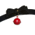 Loveshop Bow and Bell - Ошейник замшевый, 47 см (черный) Loveshop Bow and Bell - Ошейник замшевый, 47 см (черный)