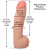 Фаллоимитатор Doc Johnson The Realistic Cock ULTRASKYN 12 Inch Hung, 31,8 см