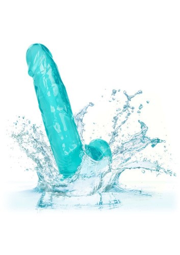 California Exotic Novelties Queen Size Dong 6 - Фаллоимитатор, 15.25х3.75 см (голубой)