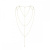 Bijoux Indiscrets Magnifique Back and Cleavage Chain - Цепочка для спины украшение для тела, (серебристый)