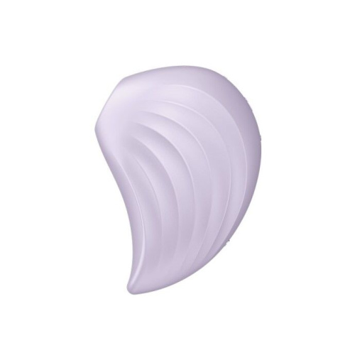 Satisfyer Pearl Diver - Вакуумный клиторальный стимулятор в виде ракушки, 9.1х5.1 см (фиолетовый)