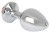Orion Rose Butt Plug - Анальна пробка с розой в основании, 9х3.4 см (серебристый с красным) Orion Rose Butt Plug - Анальна пробка с розой в основании, 9х3.4 см (серебристый с красным)
