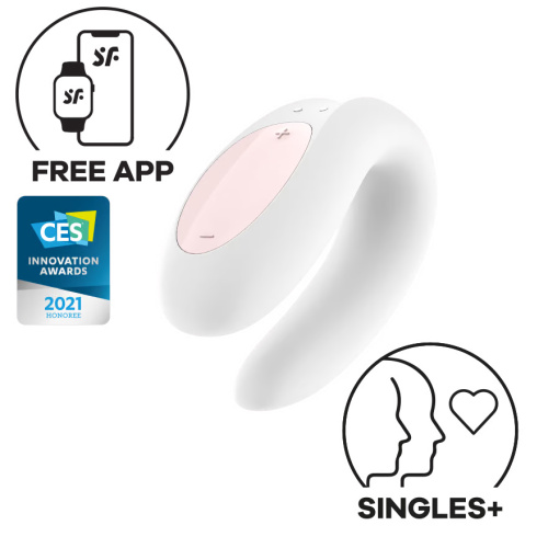 Вибратор для пар со смарт управлением Satisfyer Double Joy