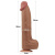 Реалистичный фаллоимитатор Sliding-Skin Dual Layer Dong 14", 36 см