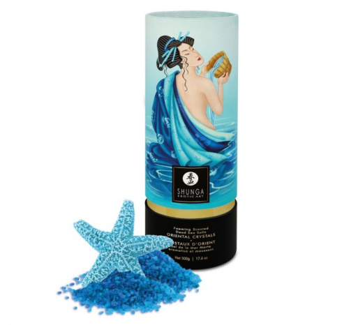 Shunga Oriental Crystals Bath Salts – Ocean Breeze - Соль мертвого моря для ванны, 500 г