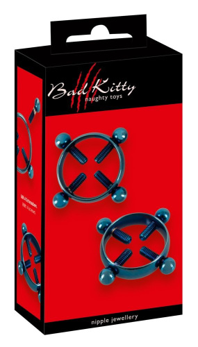 Зажимы для сосков Bad Kitty Nipple Jewellery Bl