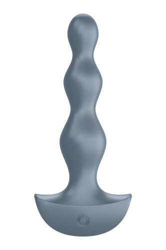Satisfyer Lolli Plug 2-анальна пробка 14х3 см, (сіра) - купити в Києві, Україні