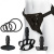 Doc Johnson Vac-U-Lock Dual Density Extreme Set - Набор для страпона Doc Johnson Vac-U-Lock Dual Density Extreme Set - Набор для страпона