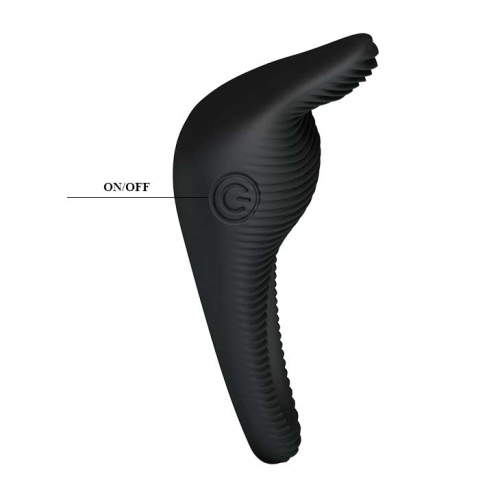 Pretty Love Thimble Vibrating Cock Ring - Ерекційне віброкільце, 6х2.5 см - купити в Києві, Україні