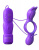 Pipedream His And Hers Ultimate Rabbit - виброкольцо, 12х3.1 см (фиолетовый)