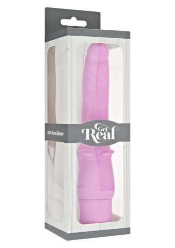 Get Real Classic Smooth Vibrator - Класичесский силиконовый вибратор, 20,5 см