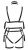 Портупея набор для бондажа Bad Kitty Bondage Set, L/XL