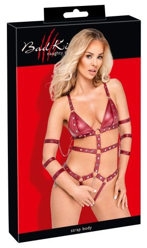 Боди из стреп лент Bad Kitty Strap Body, L