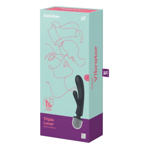 Вібратор-кролик Satisfyer Triple Lover - купити в Києві, Україні