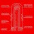 Tenga Rolling Head Cup Мастурбатор с вращением, 15х4,5 см (белый)
