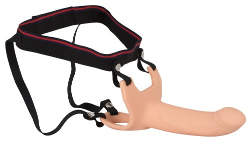 Orion - Strap-On Silicone Sleeve Large - Порожнистий страпон, 19х4 см - купити в Києві, Україні