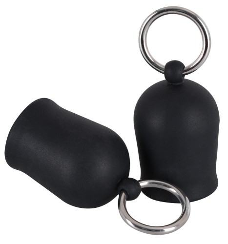 Orion Black Velvets Nipple Suckers - Помпы для сосков, 4х2.1 см