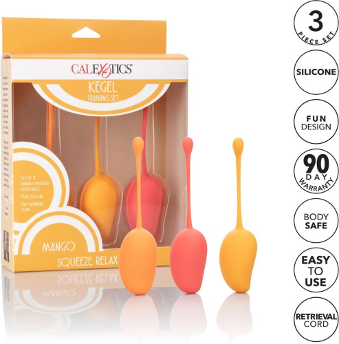 Kegel Training Set Mango - Набор вагинальных шариков