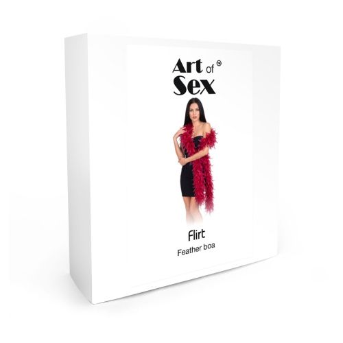 Боа из перьев Art of Sex, 2 метра красное