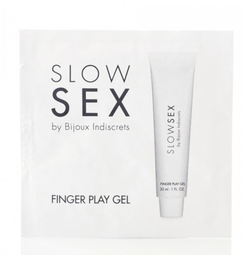 Slow Sex Finger Play сашет гель на водной основе для петтинга и мастурбации, 2 мл