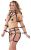 Портупея набор для бондажа Bad Kitty Bondage Set, L/XL