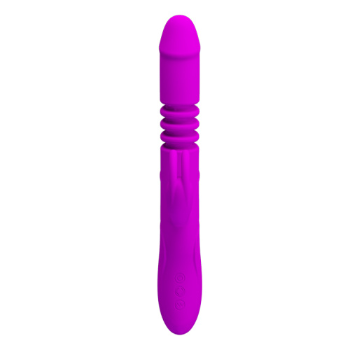 Pretty Love Ward Vibrator Purple - Вібратор з поступальним рухом та ротацією, 26х3.5 см (фіолетовий) - купити в Києві, Україні