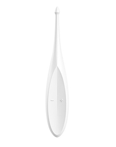 Satisfyer Twirling Fun White точечный вибратор для клитора, 17.5х3.2 см (белый)