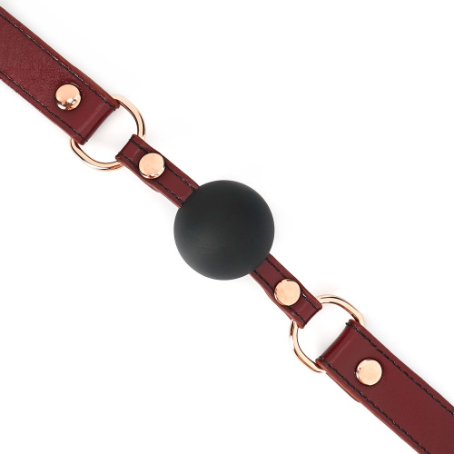 Силиконовый кляп Liebe Seele Wine Red Ball Gag