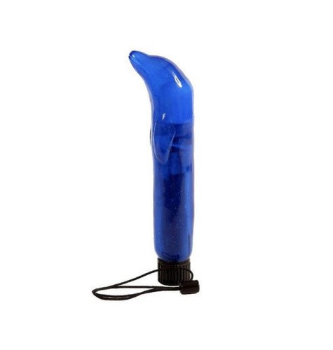 Seven Creations - Bludolphin G-Spot - мультискоростной вибратор, 17х4 см (синий)