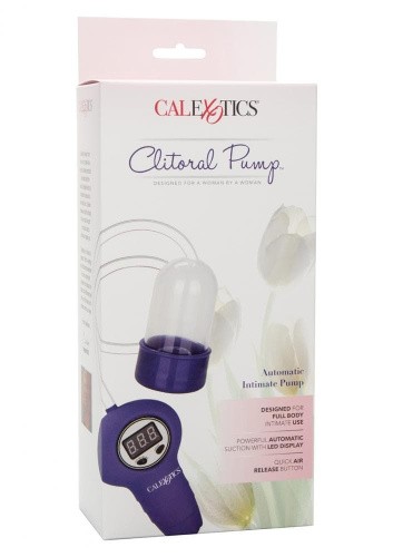 California Exotic Novelties Automatic Intimate Pump Purple - Автоматическая клиторальная помпа, 10х5 см