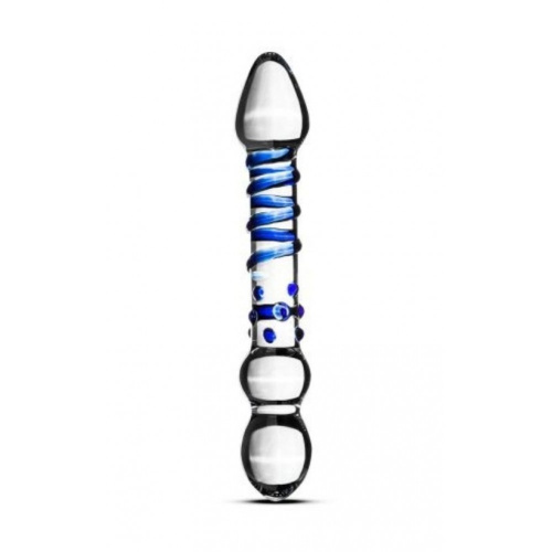 Gildo Glass Dildo No. 21 скляний ділдо, 20х3.4 см - купити в Києві, Україні