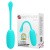 Pretty Love Kirk Vibrating Egg Mint - Виброяйцо, 8х3,5 см (бирюзовый)