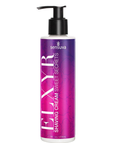 Крем для бритья Sensuva ELXYR Shaving Cream Sweet Secrets, 236 мл